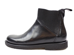 Angulus ancle boot black shine